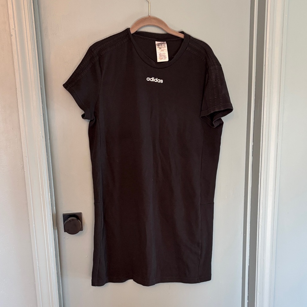 Adidas Black Tshirt Dress